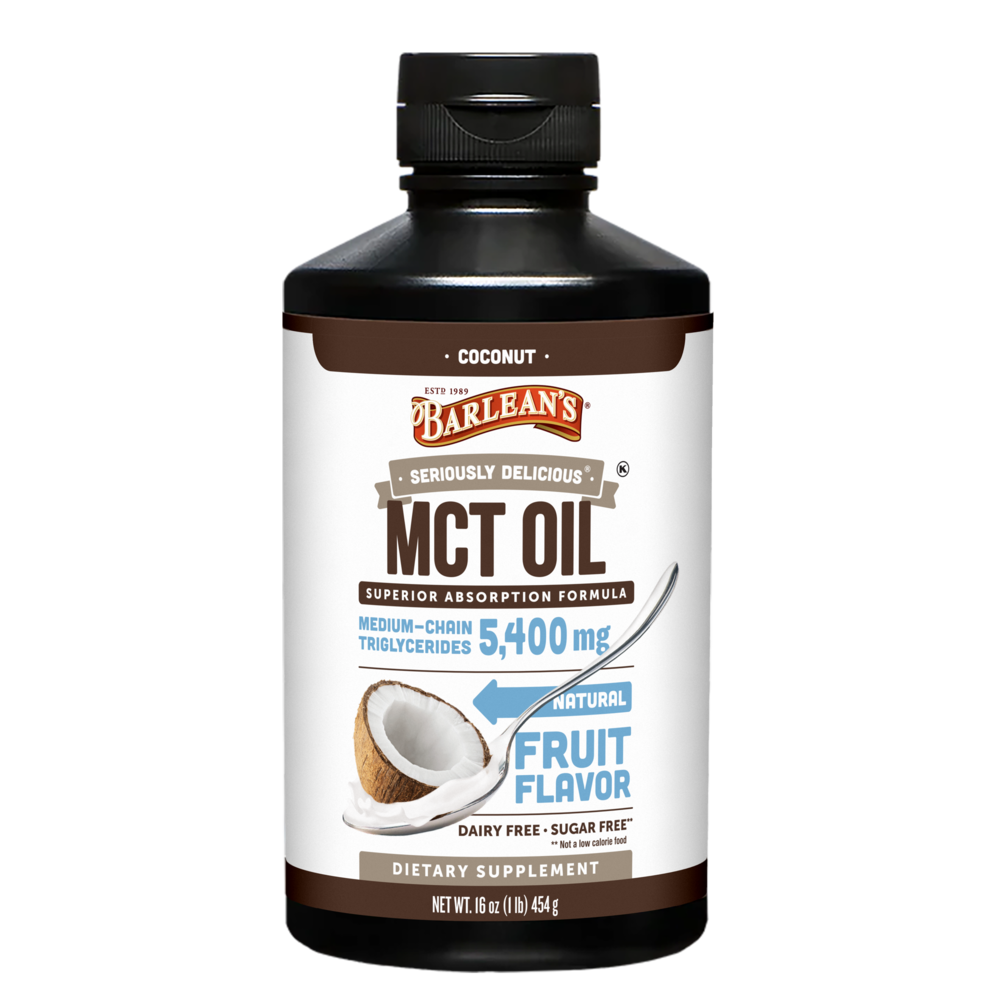 Seriously Delicious MCT Oil (Barlean's) - 16oz.