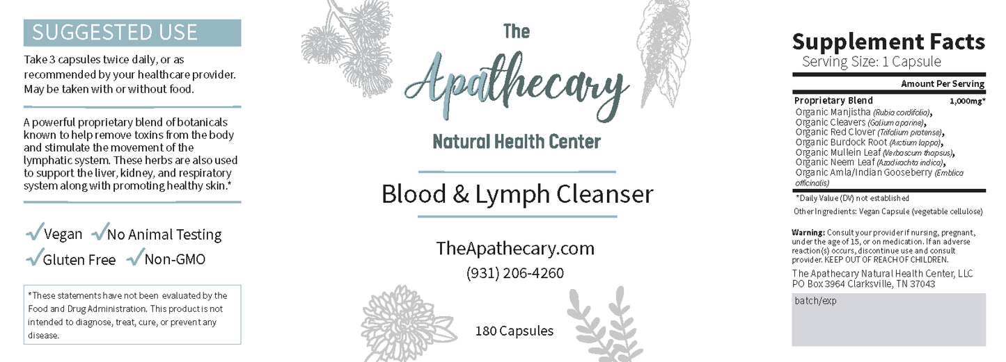 Blood & Lymph Cleanser Capsules