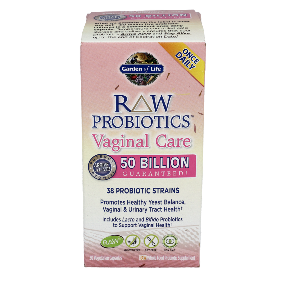RAW Probiotics Vaginal Care (GOL) - 30ct.