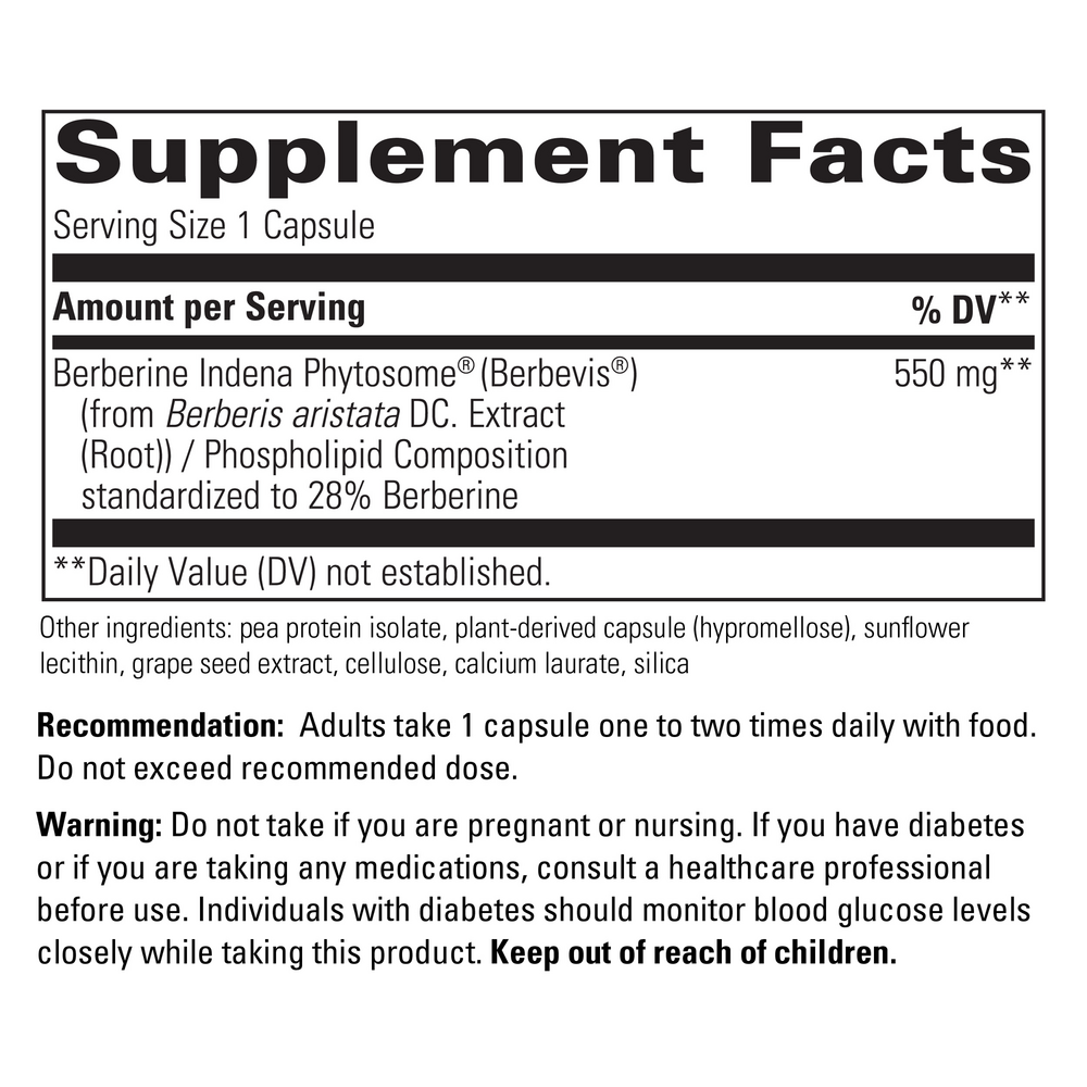 Berberine Phytomax IT 550mg 60ct.