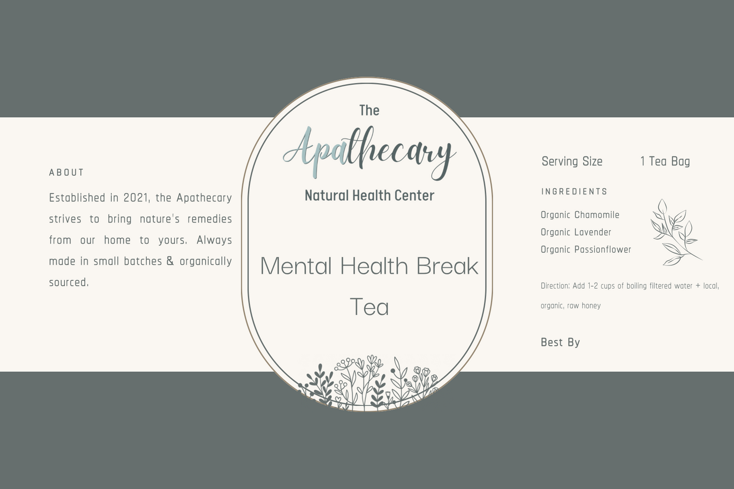 Mental Health Break Tea