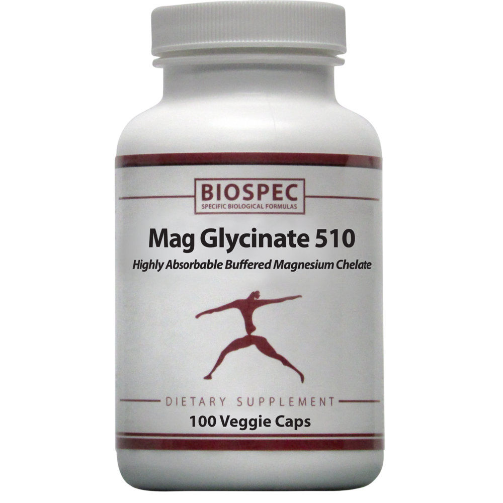 Mag Glycinate 510 (Biospec) - 100ct.