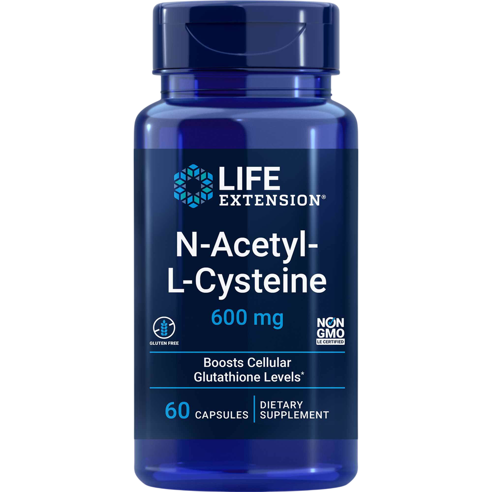 N-Acetyl L-Cysteine Life Extension 600mg 60ct
