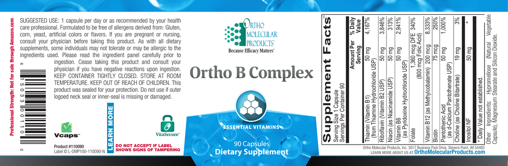 Ortho B complex OM (90ct)