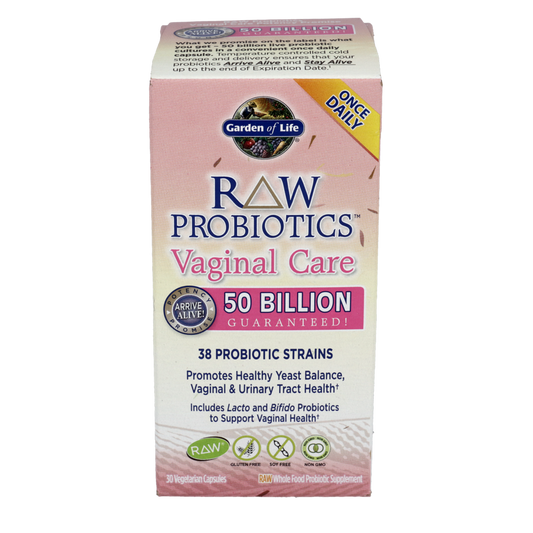 RAW Probiotics Vaginal Care (GOL) - 30ct.