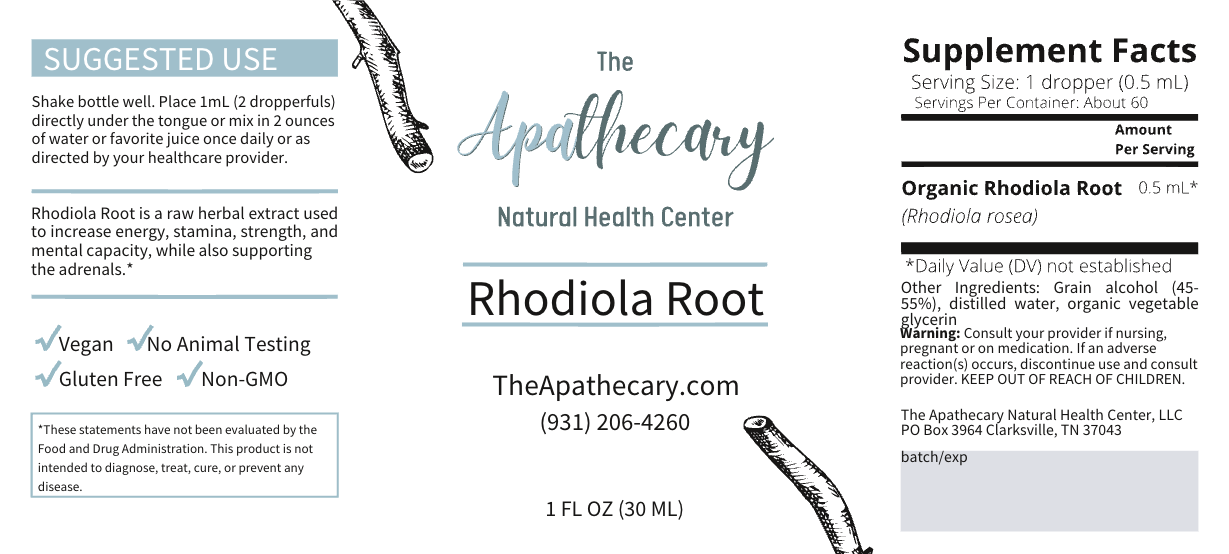 Rhodiola Root Tincture